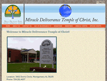 Tablet Screenshot of miracledt.org